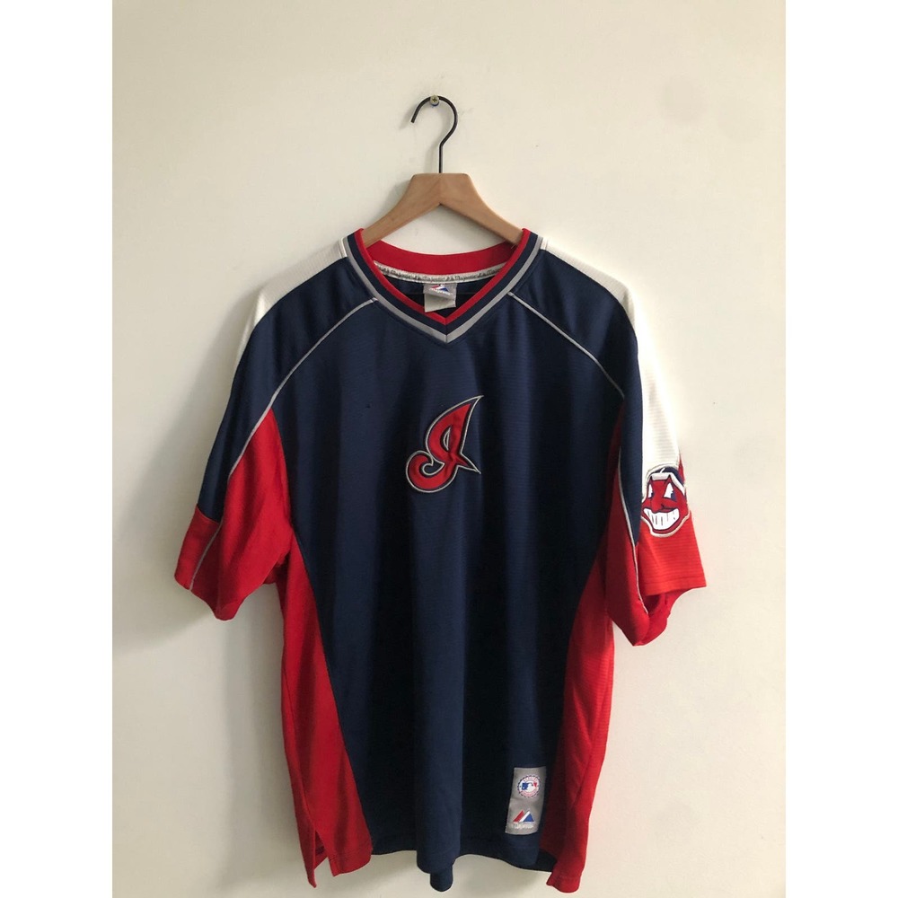 Vintage Majestic Cleveland Indians jersey shirt